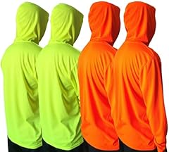 4pcs Mix (2 Neon Yellow/2 Neon Orange)