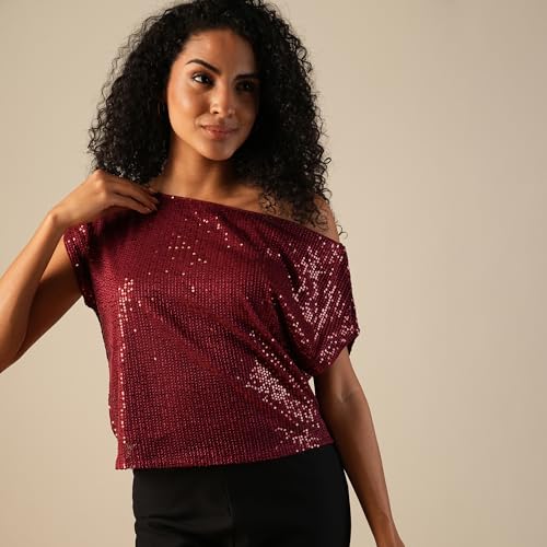 Image of Globus Women Top (GS570837 Maroon S)