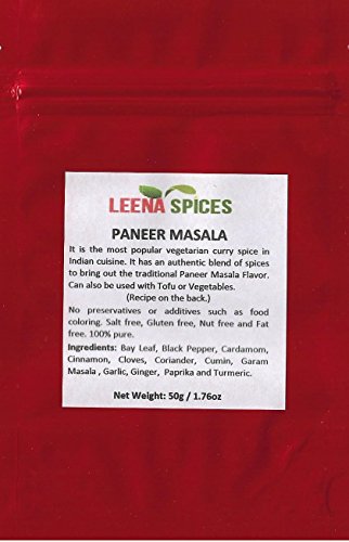 LEENA SPICES – Shahi Paneer Cheese Masala – Gluten Free Spice Blend –