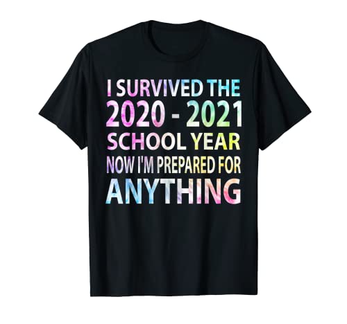Sobreviví al año escolar 2020-2021 Tee Teacher Funny Camiseta