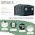 Breezz Outdoor Storage Shed 10 x 10 ft. Utility Tool Shed Metal Storage Garden Shed with Lockable Doors, Windows for Patio Storage,Nightblue