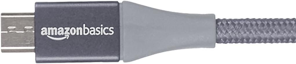 Flаѕh Sаlе Amazon Basics Double Braided Nylon USB 2.0 A to Micro B Charger Cable | 6 Feet, Dark Gray