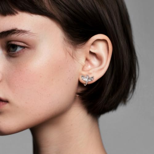 Cute Hoop Earrings for Women Dragon/Cat Earrings 14K Gold Plated Dainty Huggies Earring Animals Jewerly2