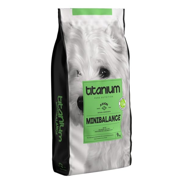 ARION Titanium Mini Balance Alimento Completo para Perros Adultos Razas Pequeñas y Toy, Enriquecido con Omega 3, 2 kg