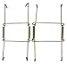 Xinlinke 10 Pcs 10 Inch Large Size Invisible Plate Wire Hanger Wall Holders with Protective Rubber Cover for 9