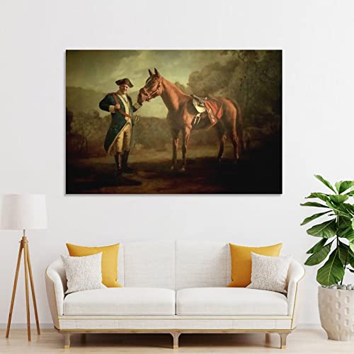 Fotuven Napoleon Tony Soprano And Pie-O-My Horse Painting Poster Canvas Art Poster And Wall Art Picture Print Modern Family Bedroom Decor Posters Unframe 12X18Inch(30X45Cm) #TOP4