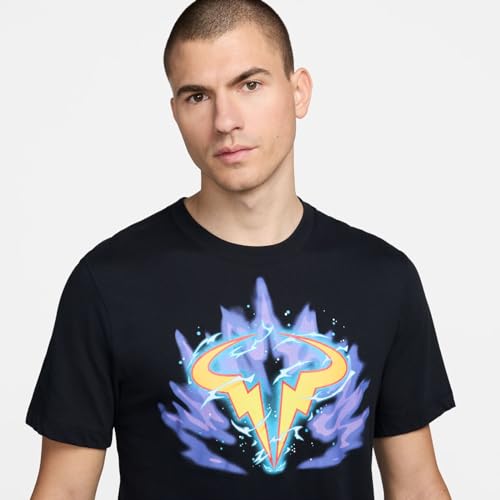Nike Rafa Herren CT Dri-fit tee Su24 Top, Negro, Small Hombres