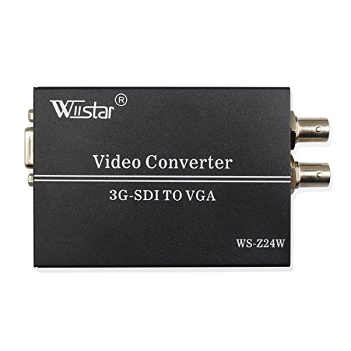 Wiistar SDI to VGA Audio Converter Support 1080P for VGA SDI Monitor