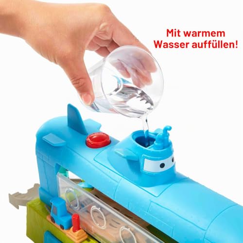 Disney Pixar Cars HGV70 - U-Boot-Autowaschanlagen-Spielset mit Lightning McQueen Spielzeugauto mit Farbwechseleffekt… – Ansicht 5