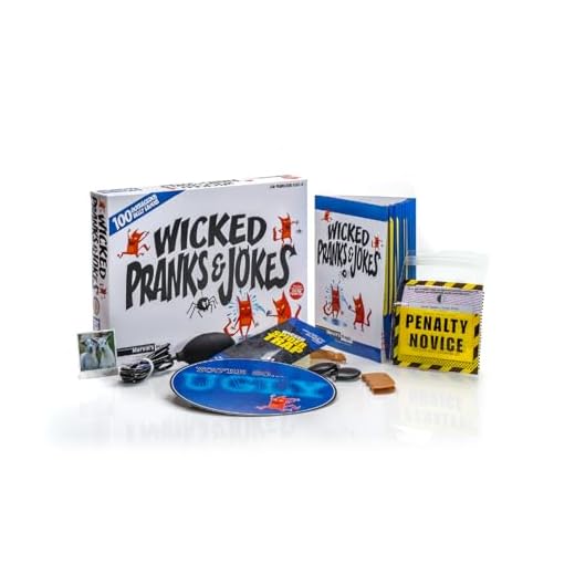 Marvin's Magic - Wicked Pranks & Jokes - Hilarious Collection of Fun Pranks for Kids - Includes Original Selfie Phone Squirter + More - Suitable for 8 Year Olds +