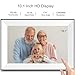 Digital Picture Frame 10.1 Inch Digital Photo Frame WiFi Smart Electronic Frame 16 GB IPS Touch Screen,Auto-Rotate,Easy to use Load from Phone Share Pohto/Video Wedding Gifts for mom Women Men
