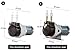 BPG 12v24V Factory Wholesale Small Electric Dispenser 1-93ml/min Peristaltic Pump Industrial Medical Aquarium (24V brown, BPG-DG1B20A-(40ml/min))