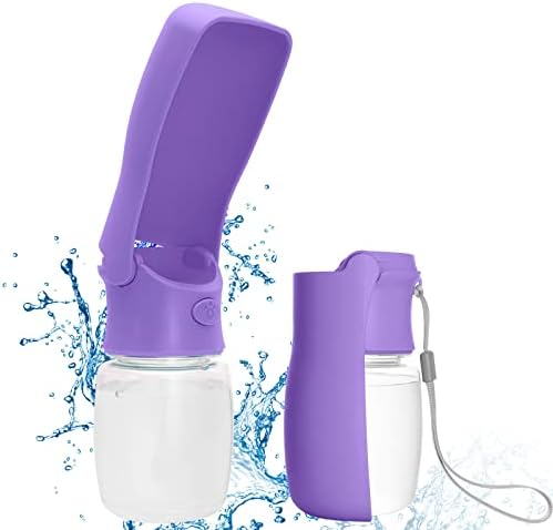 COMTENS Dog Water Bottle Portable - Leak Proof Foldable Dog Water Dispenser for Pets, Puppy Water Bottle Bowl Drink Cup Summer Accessories for Outdoor Walking Hiking Traveling(BPA Free)