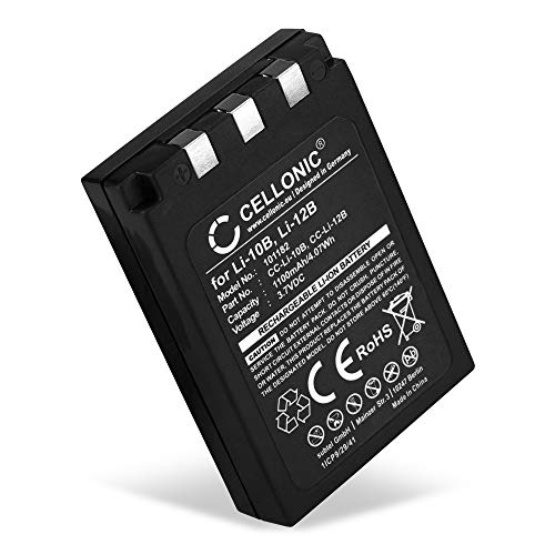 CELLONIC 1x Batería para Cámara Compatible con Olympus µ 400, Mju/Stylus 300, µ 300, Li 10B   (1100mAh, 3.7V)