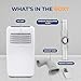 SereneLife 3-in-1 Portable Air Conditioner with Built-in Dehumidifier Function,Fan Mode, Remote Control, Complete Window Mount Exhaust Kit