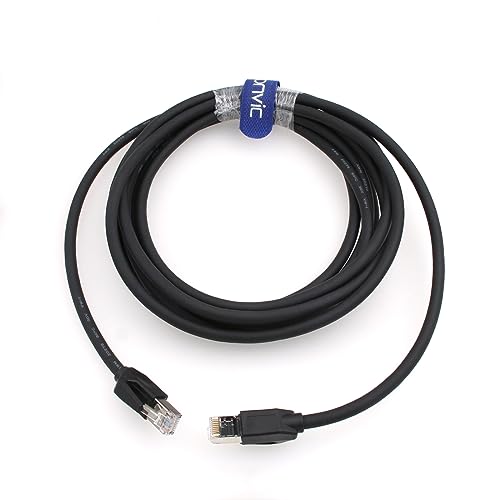 Cable Ethernet RJ45 macho a macho Cat 5e 1 m negro miniatura 3