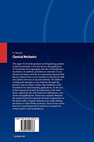 Classical Mechanics: An Introduction