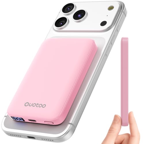 for Magsafe Portable Charger, 5000mAh Slim Wireless Magnetic Power Bank