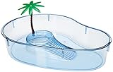 Lee's Turtle Lagoon, Kidney w/Plant, 14-Inch by 10-1/8-Inch by 3-Inch