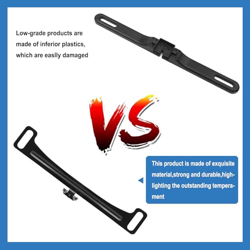 Image of Universal Bracket for HD Rear View Backup Camera with Metal Mount, Back Up Camera License Plate Frame Compatible with AHD 1080p, Black