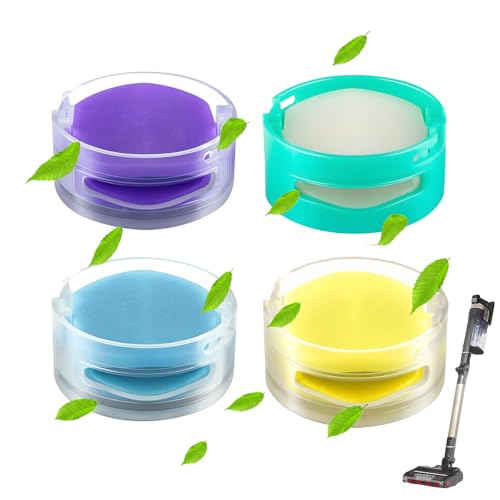 4 Pack Anti Odour Cartridge for Shark Anti Odour Cartridges for Shark Stratos Air Freshener Refill Compatible with AZ3000/AZ3002/HZ3000/HZ3002/ZD550/IZ862H/IZ562H
