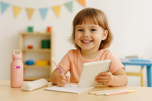 2. Bild von Pandawal® Namensaufkleber Kinder für Schule Stifte - Kleidung und Gegenstände Set 75 Stück personalisiert mit Name Wasserfest