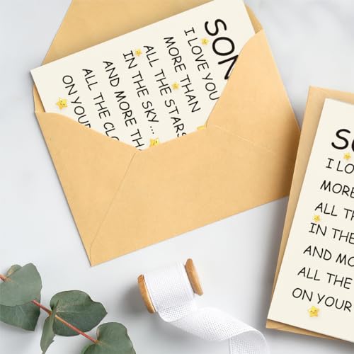 image for WowBefun Birthday Card for Son | Son Birthday Card | Birthday Card Son