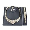 Giffor 14K Gold Filled Jewelry Set Necklaces For W...