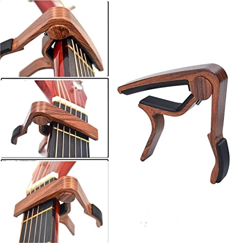 NRYB Instrument de Musique, Capo de Guitare Acoustique Capo en métal à Grain de Bois pour Accessoires d’instruments de… - Les Beatles, Paul McCartney, John Lennon, RIngo Starr, George Harrison NRYB Instrument de Musique, Capo de Guitare Acoustique Capo en métal à Grain de Bois pour Accessoires d'instruments de… – Image 4