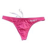 GOGOHOT Mens Fashion Swim Bikini Thongs Swimwear Pink X-Large