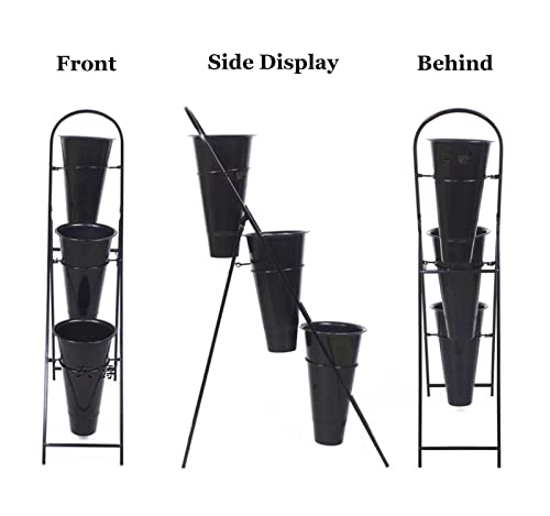 Support de présentation de plantes à plusieurs niveaux, étagère en métal durable - 6