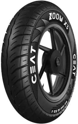 Image of CEAT 110 /80-12 Zoom X3 61L TUBELESS TYRE | Rear Tyre |