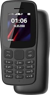 موبايل-106 ثنائي الشريحة، أسود