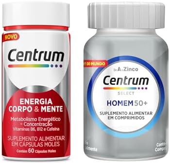 Centrum Select Homem 50 mais Multivitamínico De A a Z + Centrum S...