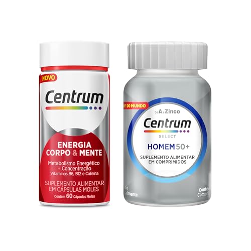Centrum Select Homem 50 mais Multivitamínico De A a Z + Centrum S...