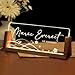 Desk Name Plate Personalized, Custom Acrylic Name Plate for Desk, Office Decor for Women Men, Appreciation Gifts for Coworkers Boss Teacher - Light-Up Name Plaque