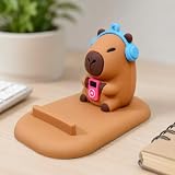 Capybara Phone Stand, Cute Cartoon Animal Phone Holder for Office and Home