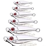 Metall-Jigs Angelköder, holografisches Finish, um Beute zu imitieren und die Aufmerksamkeit der Fische zu erregen (20 g)