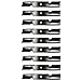 (9 Pack) Premium Replacement Notched Lawn Mower Deck Blade fits Oregon 93-008 93-011 95-071 96-702 | 21