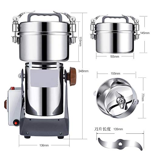 Molinillos de cafe Molinillo de café Trituradora China Medicina Pulverizador Ultrafino Pulverizador Pulverizador pequeño… - Imagen 3