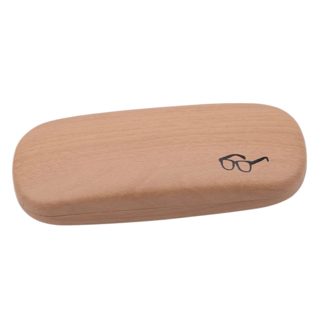 Estuche duro de madera for gafas, estuche lectura Metal for hombres y mujeres, caja cuero for, 2 uds Para Gafas