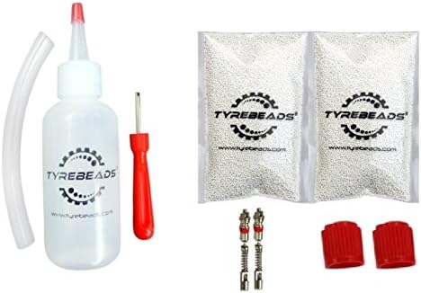 Motorcycle Internal Tire Balancing Beads Kit - 2 oz Front + 2 oz Rear