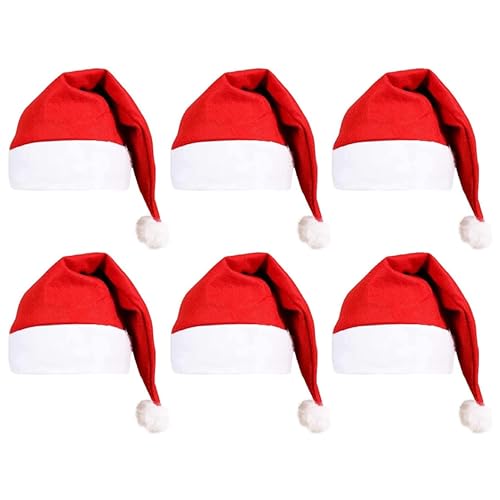 Gorro de Santa Claus para adultos, diseño de Papá Noel, rojo con ...