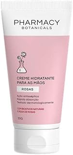PHARMACY BOTANICALS CREME DE MAOS ROSAS 50G COM BIOATIVOS NATURAIS