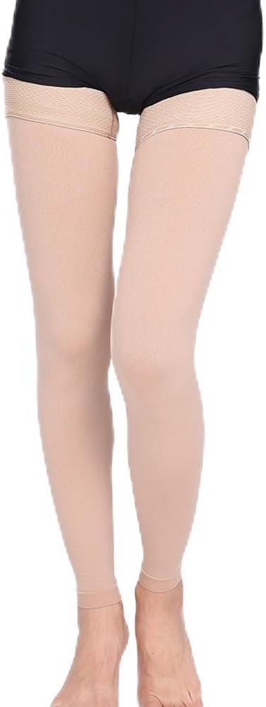 Sweet seven Medical Thigh High Compression Stockings 20-30 mmHg - Firm Support for Improved Circulation - Silicone Dot Grip - Men & Women - Relieve Leg Discomfort & Swelling - Enhance Blood Flow
