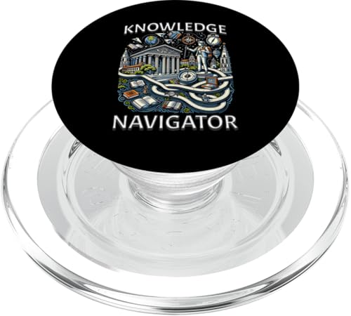 Knowledge Navigator Education Teacher PopSockets MagSafe PopGrip for iPhone