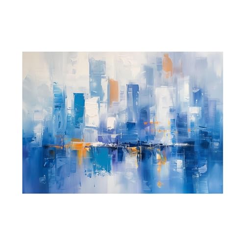 Affiche d'art abstrait pour wanddekoration de bureau et séjour chic