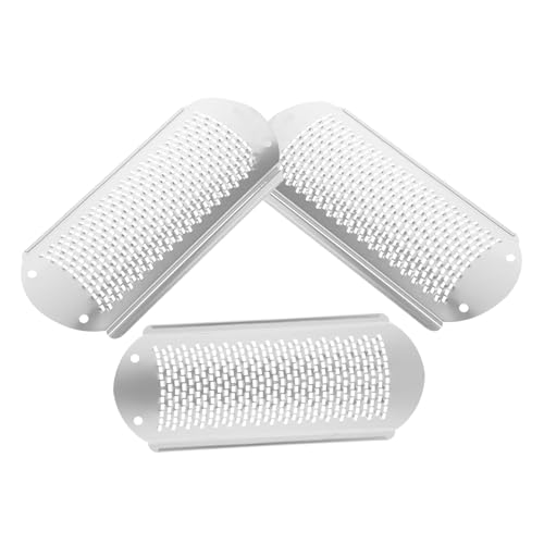 Cabilock 3 piezas Pies de Acero Inoxidable Removedor de Piel Muerta y Callosidades Herramienta de Cuidado para Pies Suaves y Exfoliantes Uso Doméstico