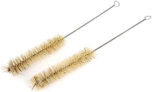Aexit 2cm Graduated Painting Supplies & Wall Treatments Cylinder Reagent Bottle Test Tube Pipe Bristle Cleaning Paint Rollers Brush 2pcs