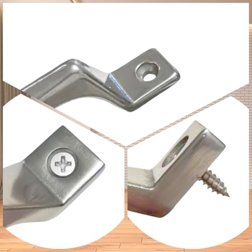 Image of Heavy Duty 304 Stainless Steel Door Handle, Metal Handle armrest bar, Suitable for Ships, RVs, chests of Drawers (Hole Centers: 3-1 /8in(80mm)-1PC)